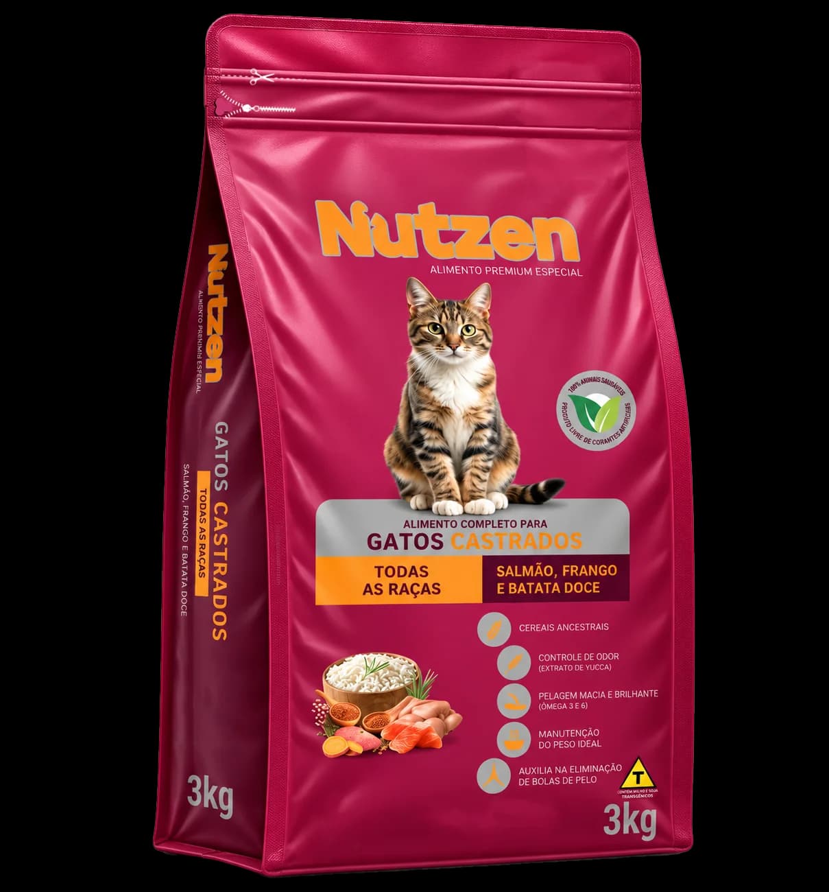 Gatos Adultos Castrados — 3 kg - imagem 1