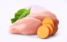 Frango e batata-doce